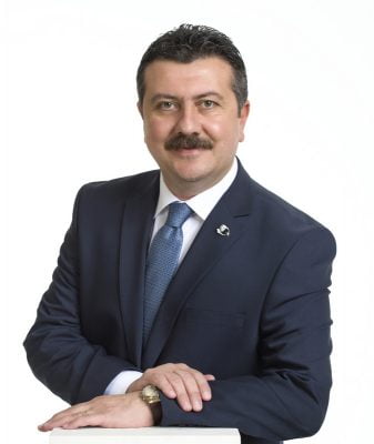 Merzifon Belediye Başkanı Alp Kargı'nın, ilk seçim kampanyası için Mustafa Turgut tarafından çekilmiş portresi