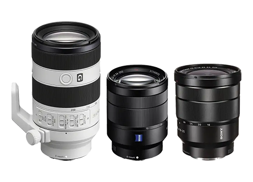 Sony Lens Seti 16-35, 24-70, 70-200